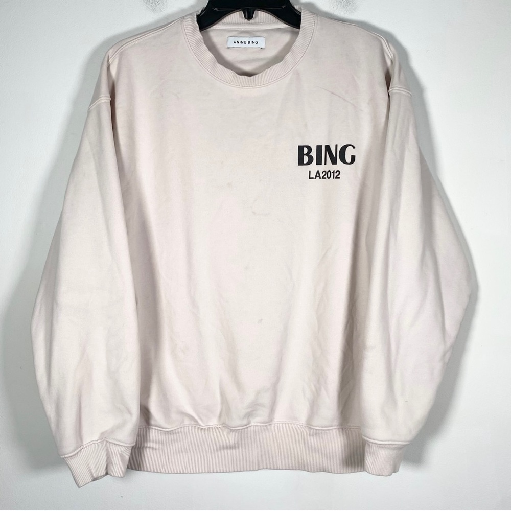 Anine Bing Women’s Size Large Ramona Pullover Sweatshirt